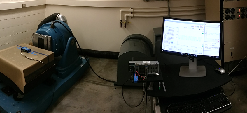 Composite plate vibrations testing